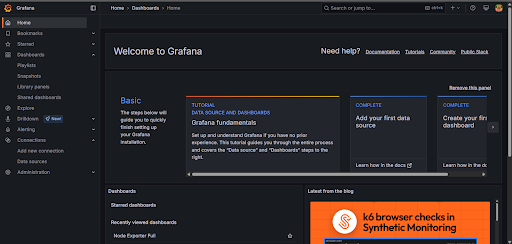 Login ke Grafana